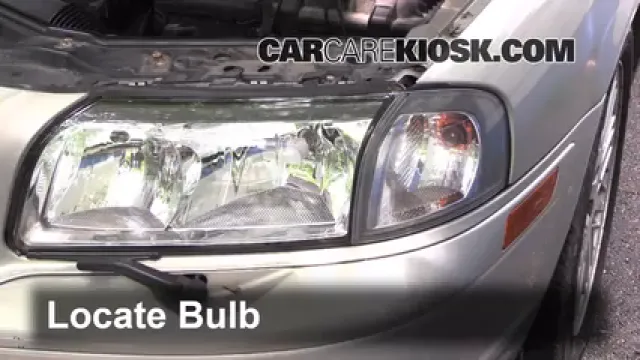 2002 Volvo S80 2.9 2.9L 6 Cyl. Luces Luz de carretera (reemplazar foco) 